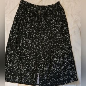 DEX midi button down skirt
